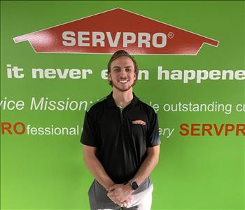 Mason Grossnickle, team member at SERVPRO of Washington County